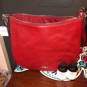 Genuine leather Coach purse